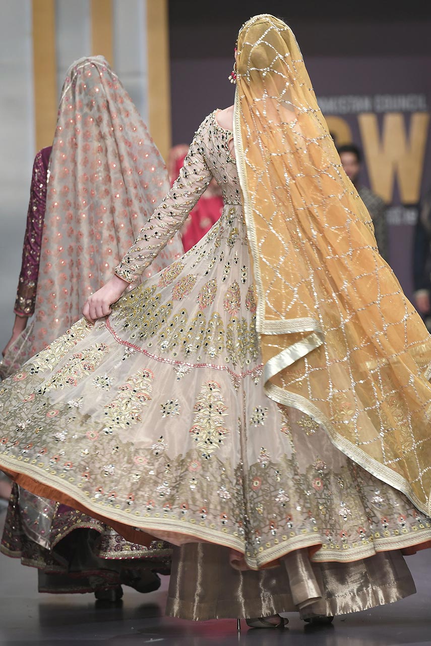 Gold Embellished Maysuri Kalidar with Lame Lehenga (3-Piece) - Image 4