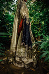 Dull Gold Zardozi Lamé Bridal Lehenga (3-Piece) - Image 4