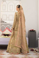 Gold Zardozi Maysuri Bridal Lehenga (3-Piece) - Image 3