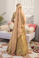 Gold Zardozi Maysuri Bridal Lehenga (3-Piece) - Image 4