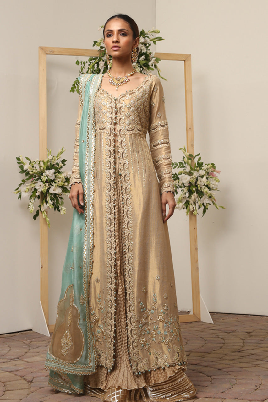 Gold Zardozi Meysuri Lehenga Set (3-Piece) - Image 1