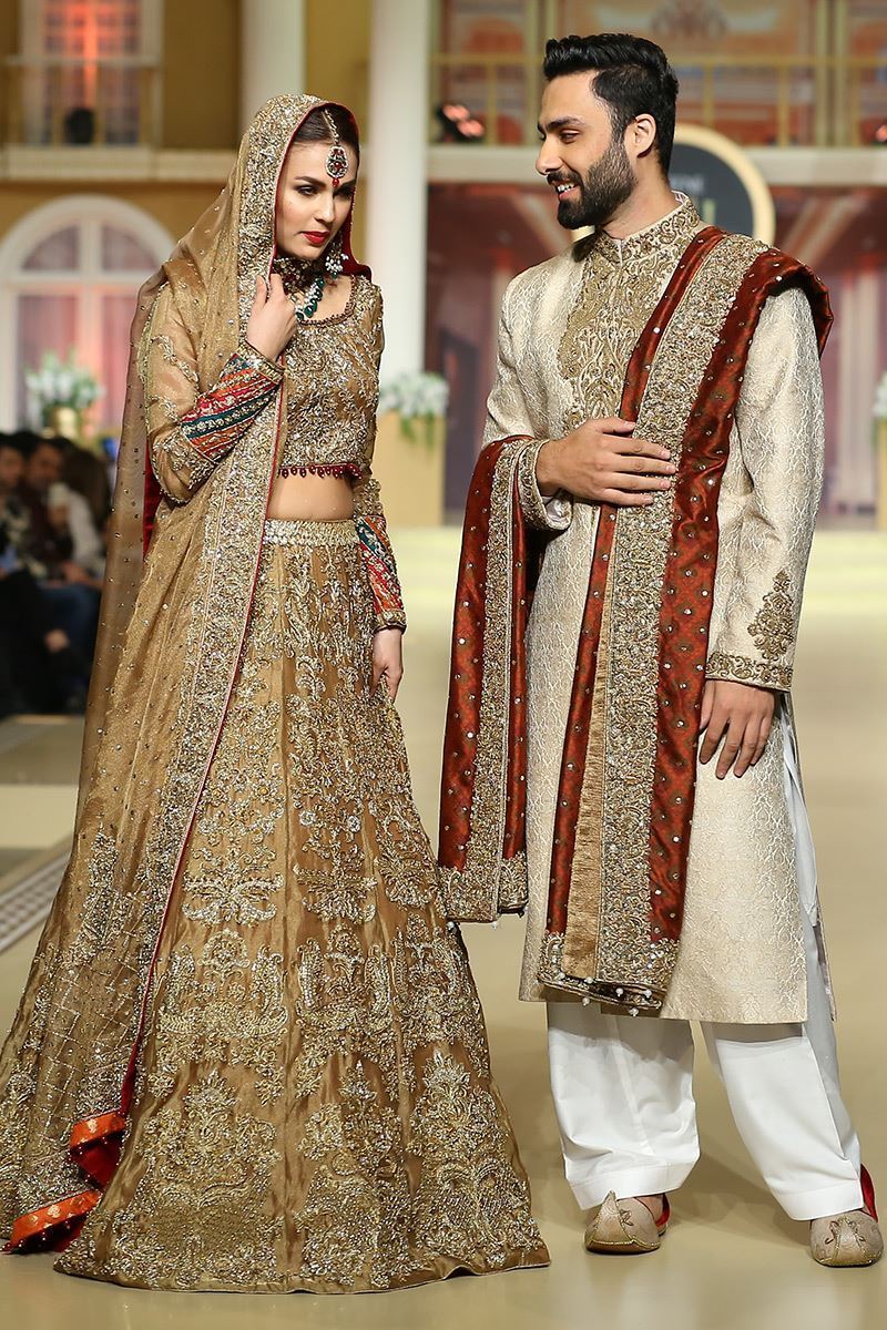 Gold Embellished Net Lehenga Choli (3-Piece) - Image 3