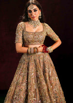 Gold Adda Handworked Organza Lehenga Choli (3-Piece) - Image 11