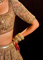 Gold Adda Handworked Organza Lehenga Choli (3-Piece) - Image 17