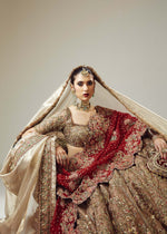 Gold Adda Handworked Organza Lehenga Choli (3-Piece) - Image 4