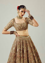 Gold Adda Handworked Organza Lehenga Choli (3-Piece) - Image 7