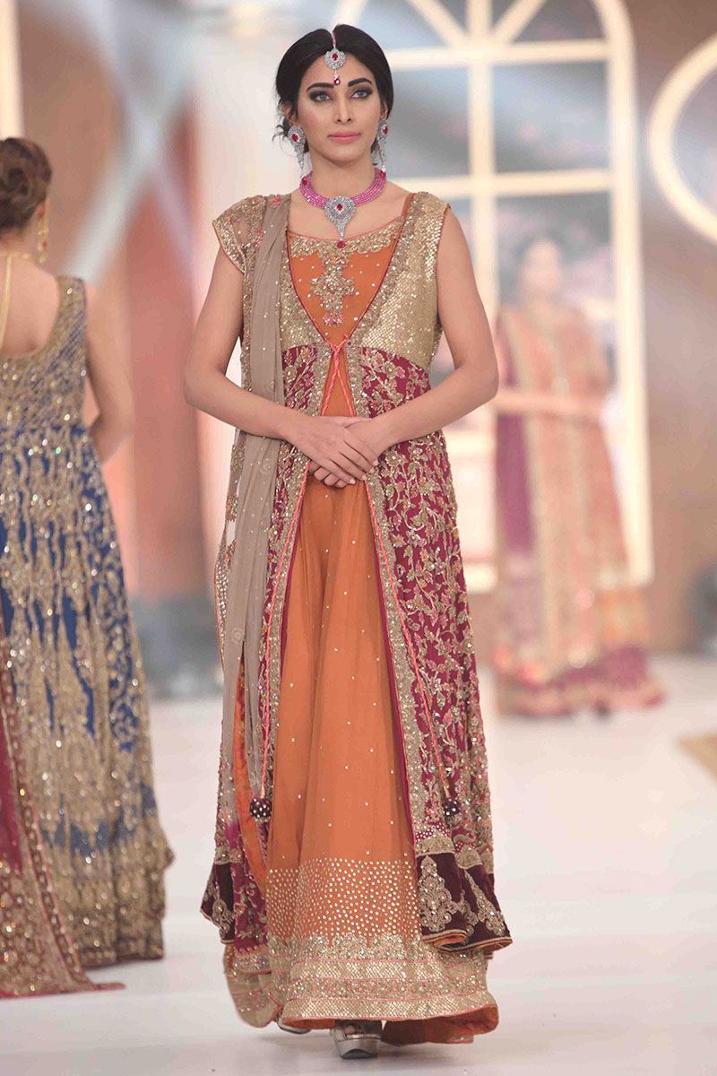 Golden Kora Dabka Organza Lehenga (3-Piece) - Image 1