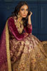Antique Gold Zardozi Velvet & Silk Lehenga Choli (3-Piece) - Image 5