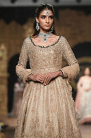 Silver Gold Gangajamni Tissue Pishwas Dress (3-Piece) - Image 3