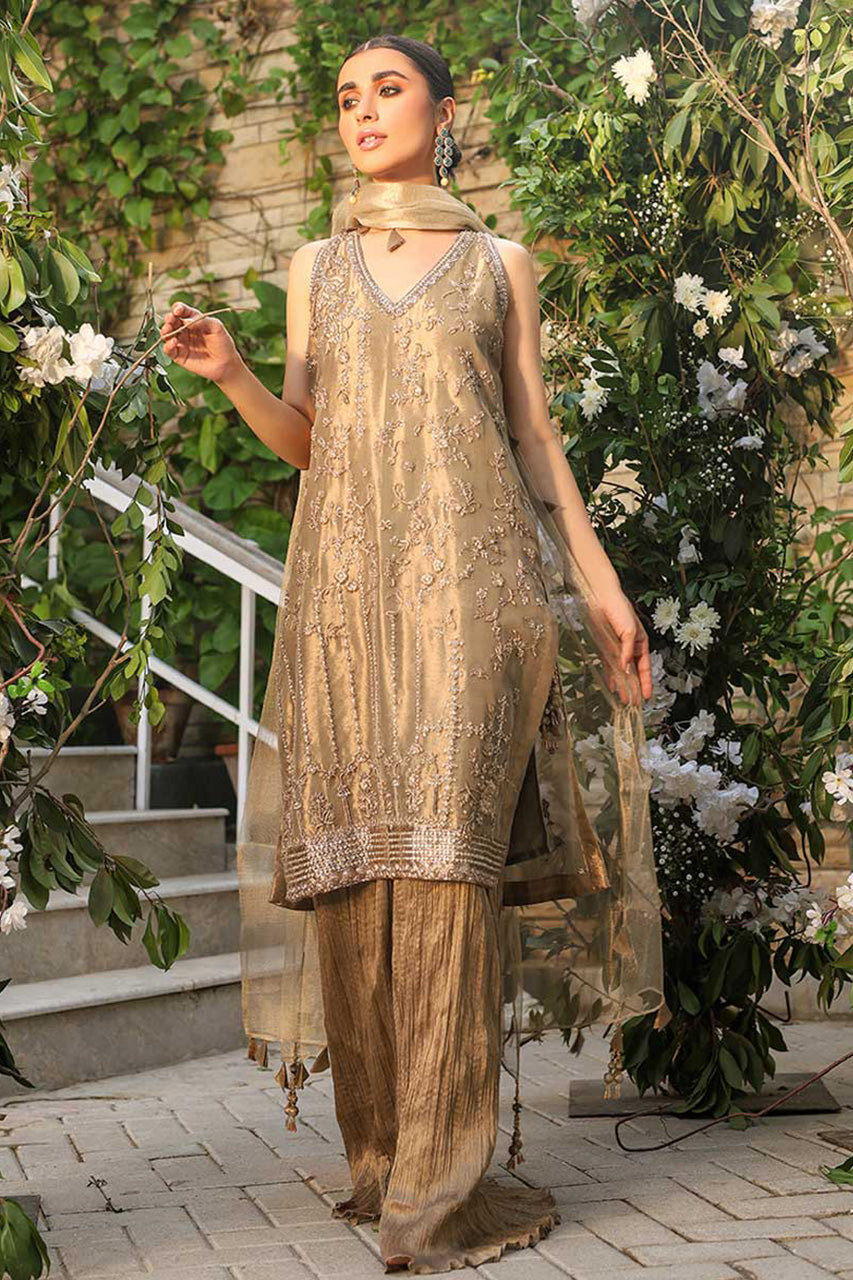 Gold Zardozi Meysuri Salwar Kameez (3-Piece) - Image 1