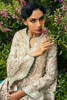 Gold Embroidered Pure Tissue Long Shirt (3-Piece) - Image 3