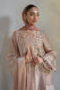 Pakistani Rose Gold Zardozi Raw Silk Salwar Kameez (3-Piece) - Image 11