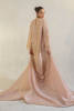 Pakistani Rose Gold Zardozi Raw Silk Salwar Kameez (3-Piece) - Image 13