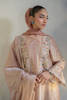 Pakistani Rose Gold Zardozi Raw Silk Salwar Kameez (3-Piece) - Image 3