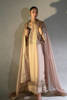 Pakistani Rose Gold Zardozi Raw Silk Salwar Kameez (3-Piece) - Image 4