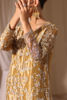 Pakistani Gold Embellished Tissue Salwar Kameez (2-Piece) - Image 7