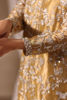 Pakistani Gold Embellished Tissue Salwar Kameez (2-Piece) - Image 8