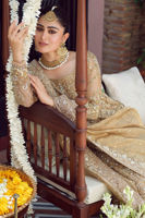 Golden Handworked Tissue Salwar Kameez (3-Piece) - Image 8