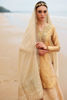 Gold Dabka & Bekti Tissue Sharara (3-Piece) - Image 4
