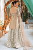 Rose Gold Hand-Embroidered Tissue Sharara (3-Piece) - Image 4