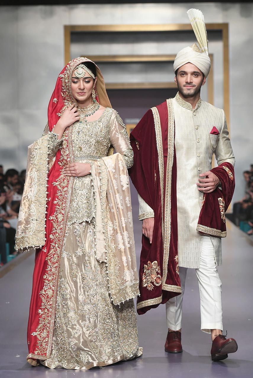 Gold Jamawar Sherwani with Kora and Dabka Embroidery (3-Piece) - Image 1