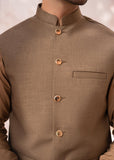 Dull Gold TR Suiting Waistcoat (3-Piece) - Image 3