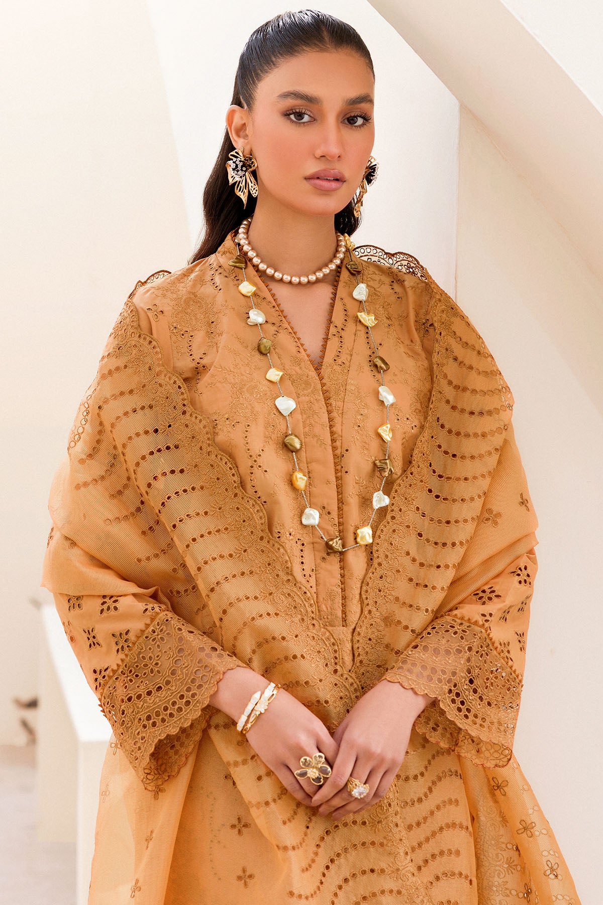 Amber Schiffli Embroidered Cambric 3-Piece Suit - Image 2