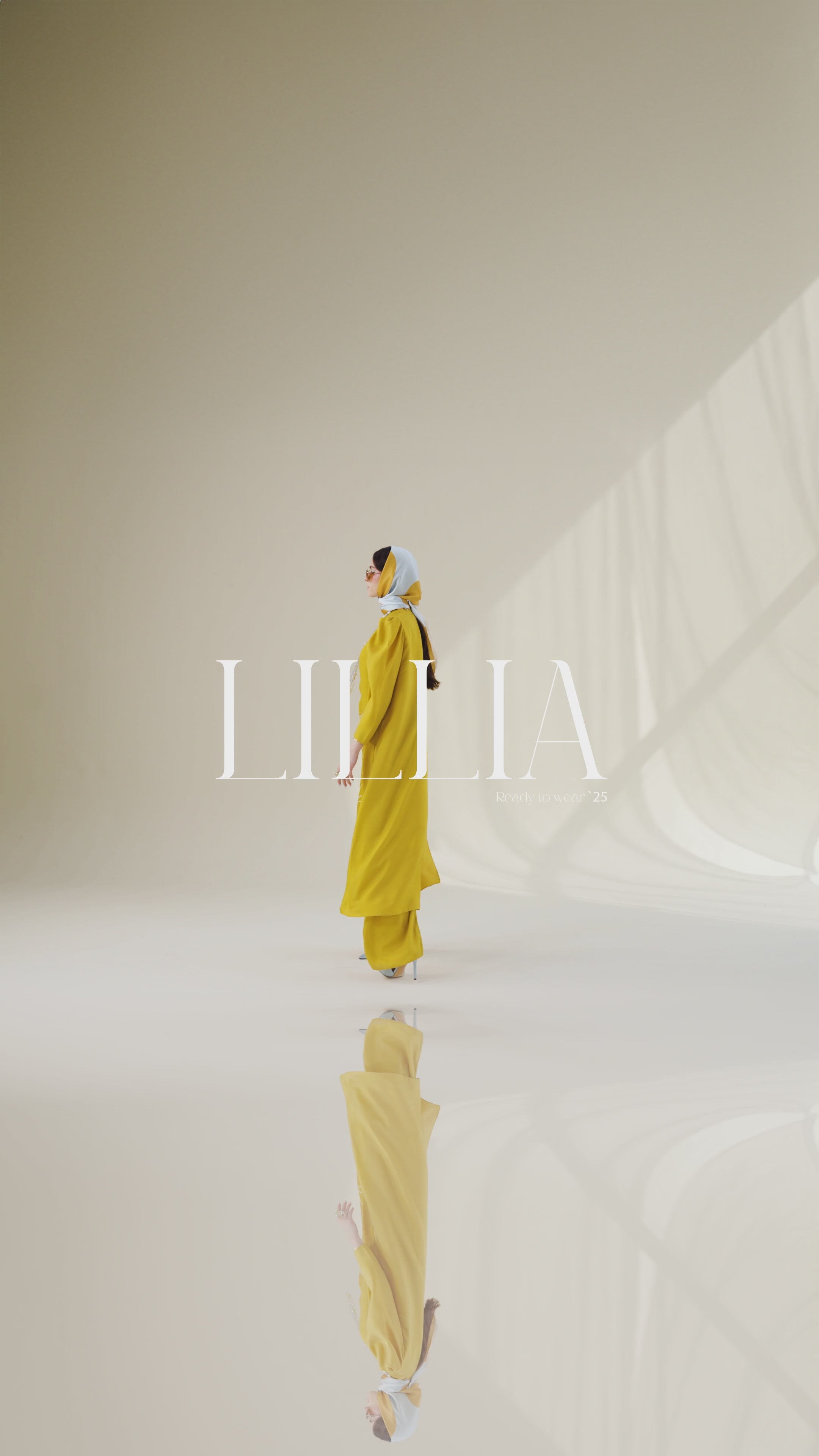 Goldenrod Embroidered Charmeuse Silk Salwar Kameez (3-Piece) - Image 11