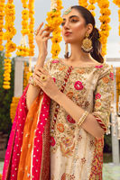 Gold Zardozi Lame Salwar Kameez (3-Piece) - Image 3