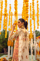 Gold Zardozi Lame Salwar Kameez (3-Piece) - Image 4