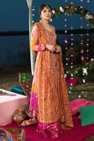 Marigold Kamdani Silk-Blend Sharara (3-Piece) - Image 2