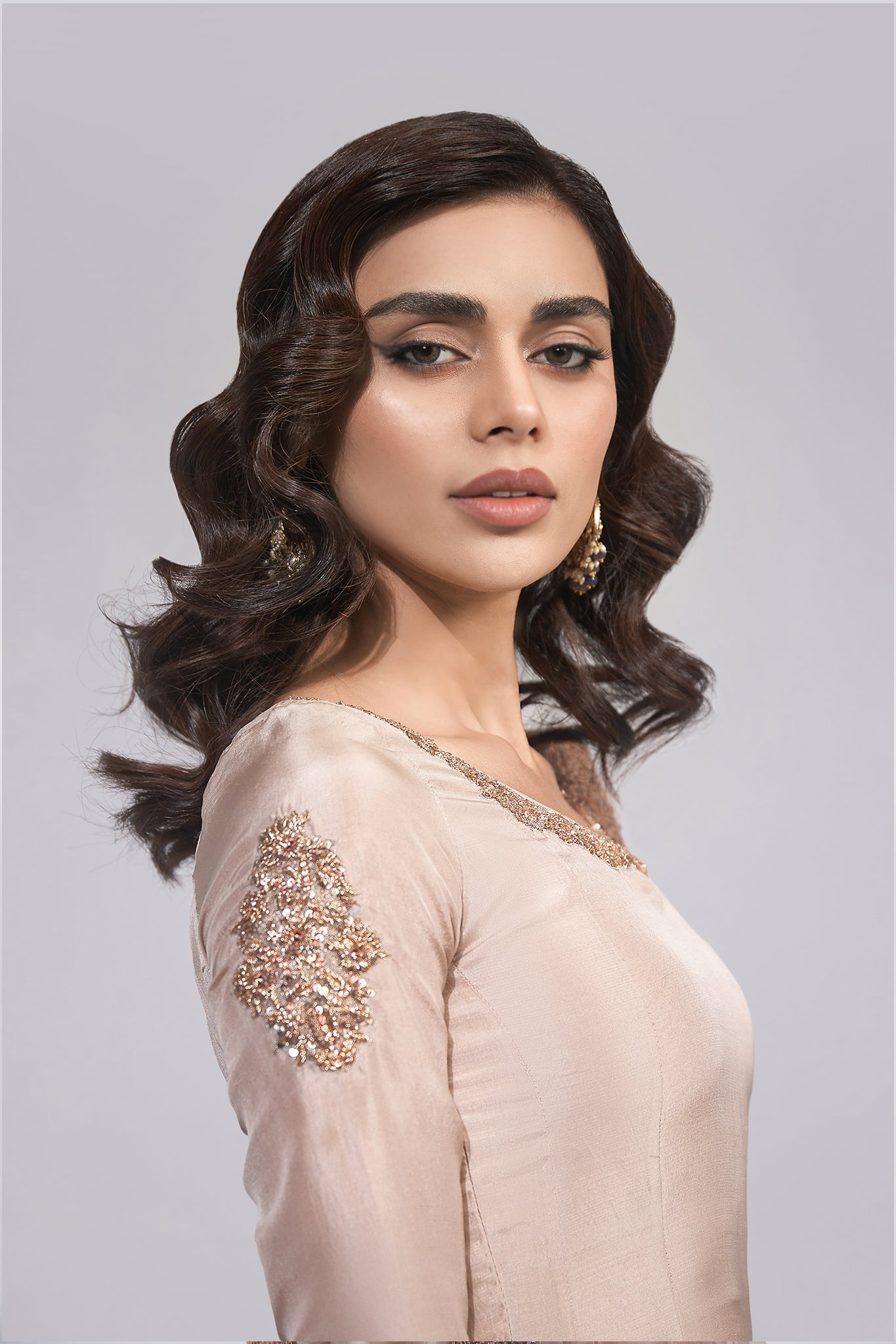 Mouse Zardozi Silk Kalidar Dress (3-Piece) - Image 7