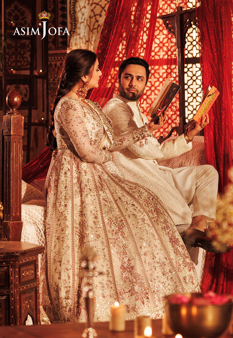 Bottle Green Embroidered Raw Silk Sherwani (3-Piece) - Image 17