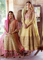 Dhani Green Embroidered Silk Angrakha (2-Piece) - Image 3