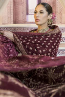 Pakistani Lime Green Embroidered Jamawar Gharara Set (3-Piece) - Image 6