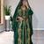 Emerald Green Zari Embroidered Georgette Kaftan (3-Piece) - Image 2