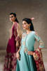 Sea Green Embellished Georgette Kalidaar (3-Piece) - Image 12