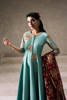 Sea Green Embellished Georgette Kalidaar (3-Piece) - Image 3