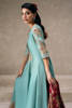 Sea Green Embellished Georgette Kalidaar (3-Piece) - Image 7