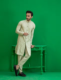 Pista Green Embroidered Washing Wear Kurta (2-Piece) - Image 4