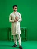Pista Green Embroidered Washing Wear Kurta (2-Piece) - Image 3