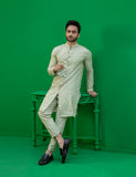 Pista Green Embroidered Washing Wear Kurta (2-Piece) - Image 6