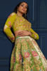 Green Adda Work Silk Lehenga Choli (3-Piece) - Image 9