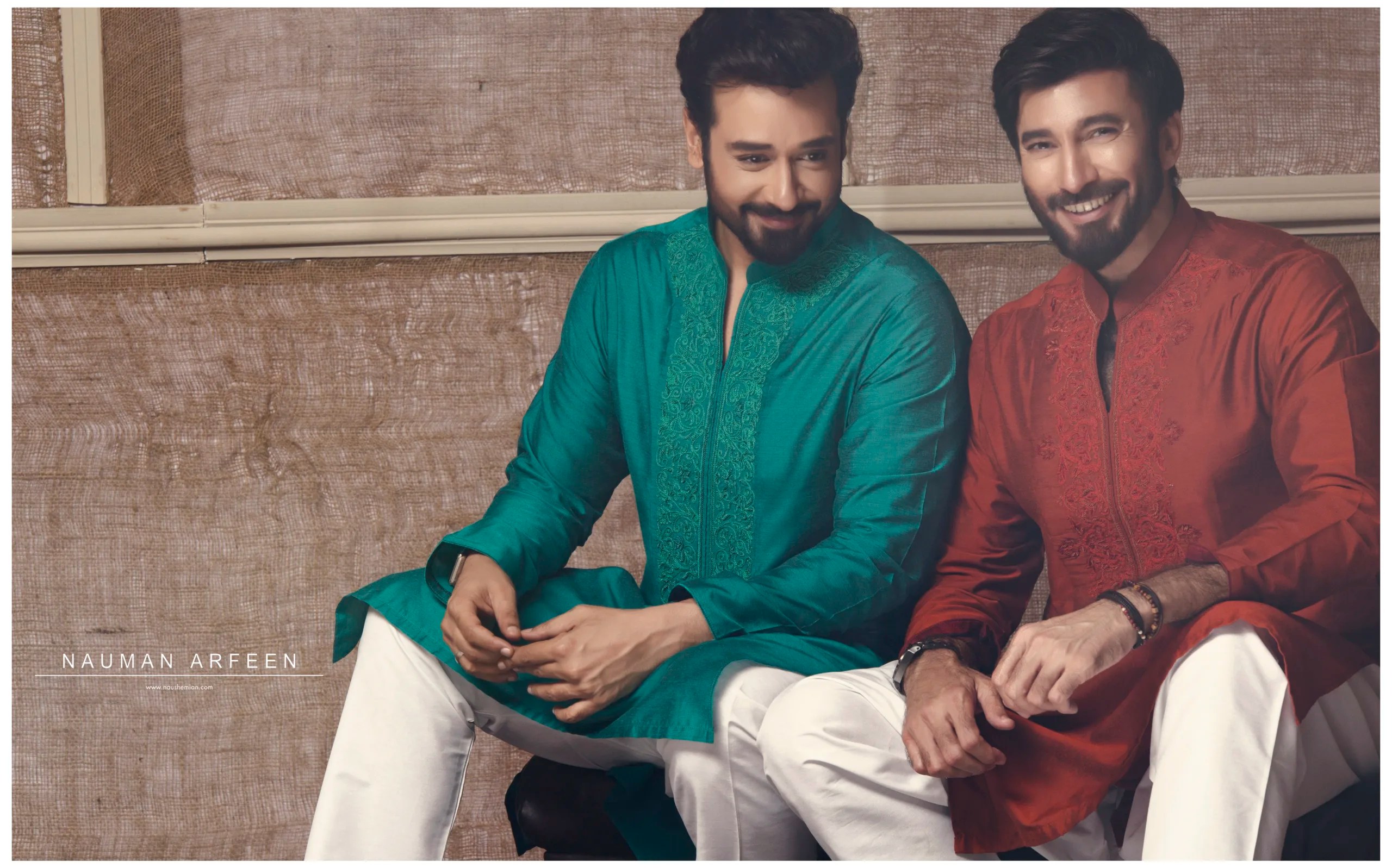 Teal Green Embroidered Cotton-Silk Kurta (2-Piece) - Image 3