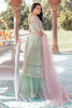 Mint Green Embroidered Cotton Net Pishwas (2-Piece) - Image 3