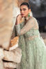 Pista Green Embroidered Organza Pishwas & Korean Silk Lehenga (3-Piece) - Image 6