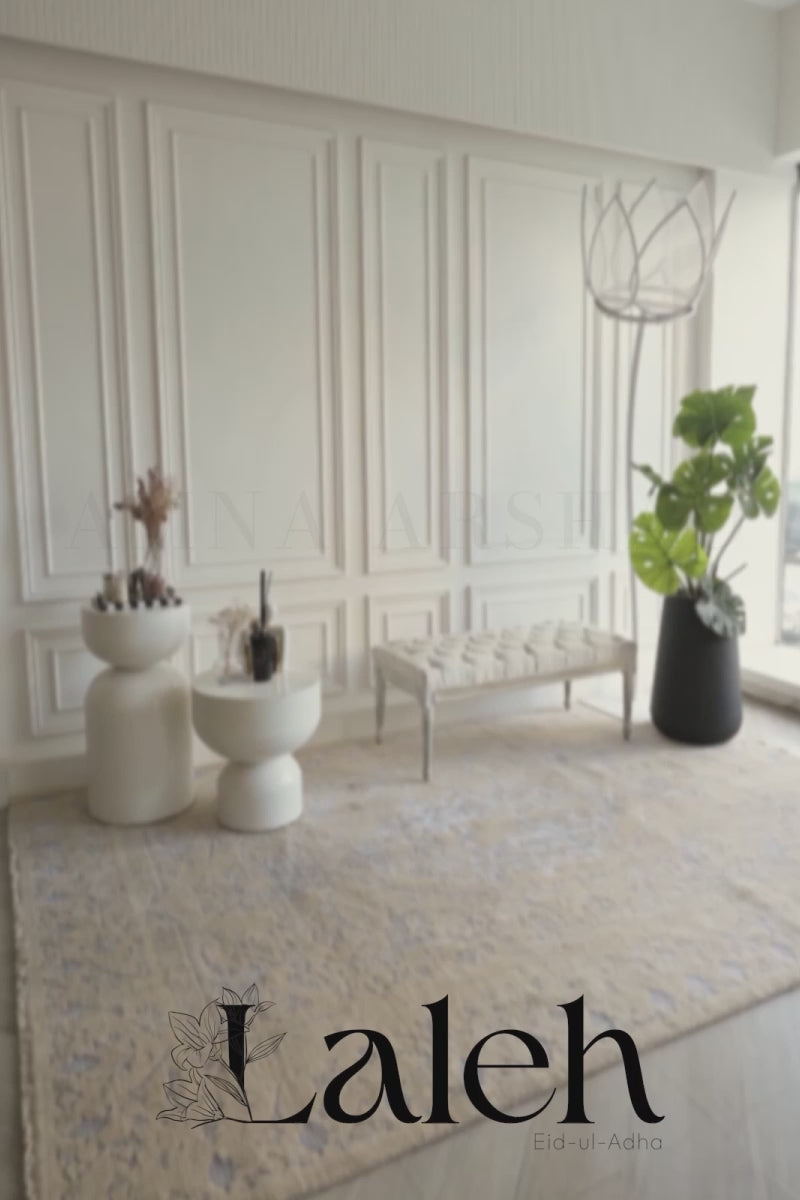 Pakistani Mint Green Embroidered Pure Raw Silk Pishwas (2-Piece) - Image 7