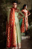 Mint Green Embroidered Silk-Blend Pishwas (3-Piece) - Image 6