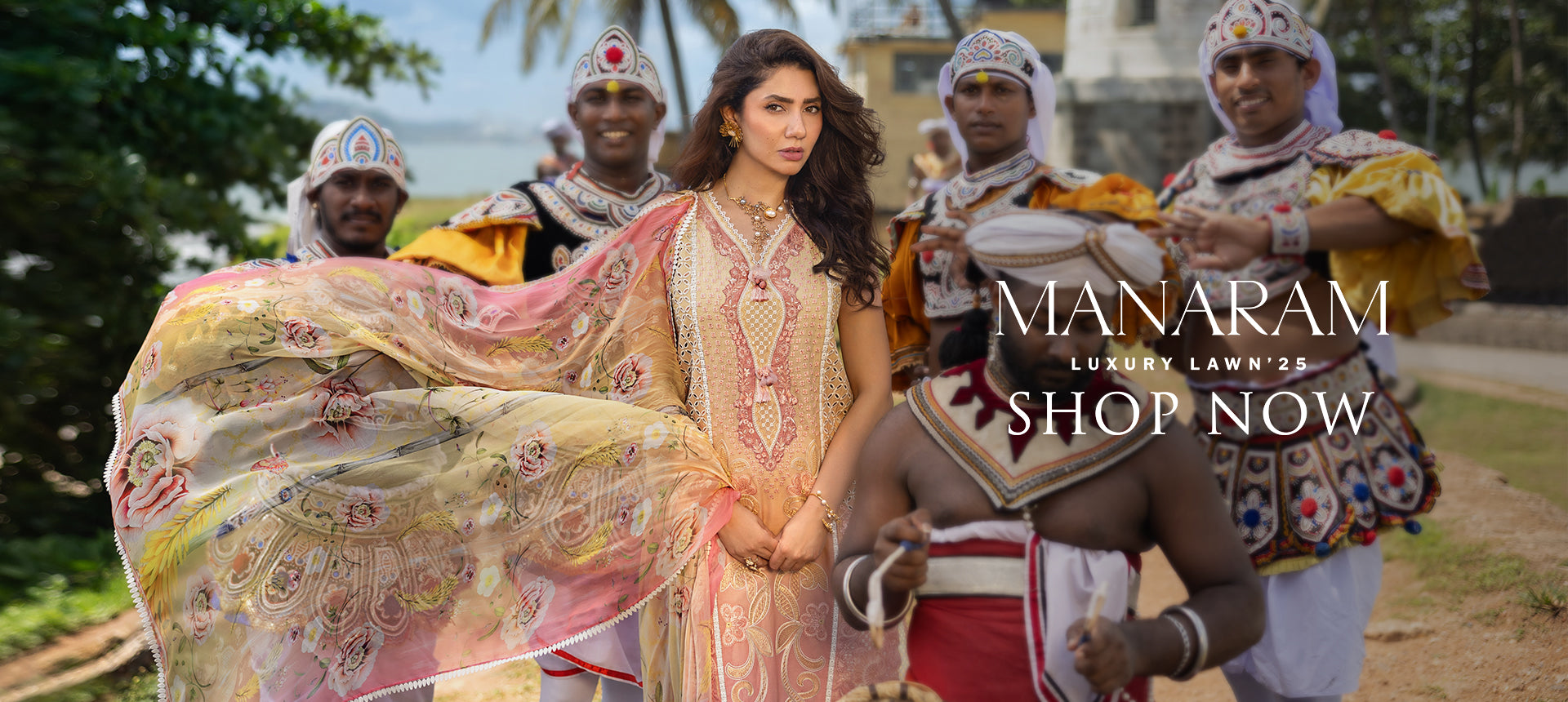 Mint Green Embroidered Kameez with Lilac Dupatta (3-Piece) - Image 8