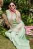 Sage Green Embroidered Khaddi Net Salwar Kameez (3-Piece) - Image 5